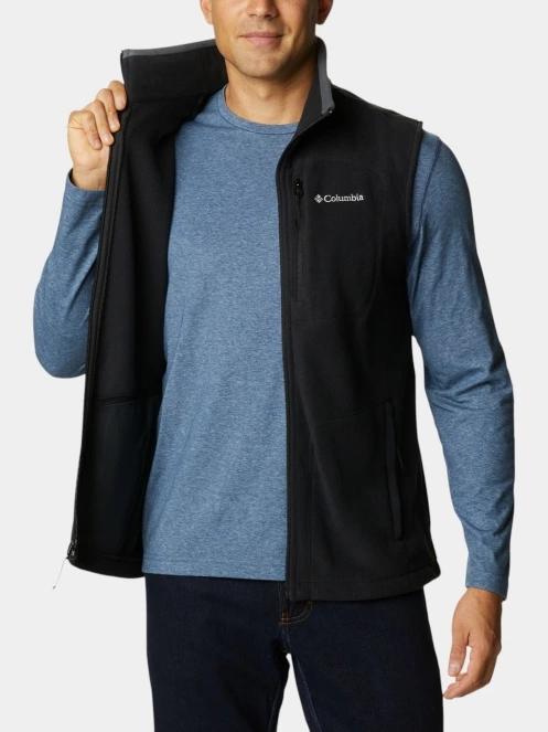 Columbia Fast Trek Fleece Vest férfi mellény fekete színben 5