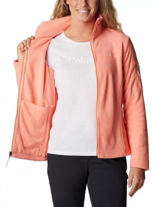 Columbia Fast Trek II Jacket női polár pulóver rózsaszín színben 5
