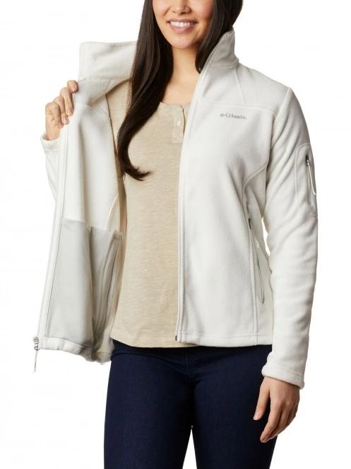 Columbia Fast Trek II Jacket női polár pulóver homok színben 5