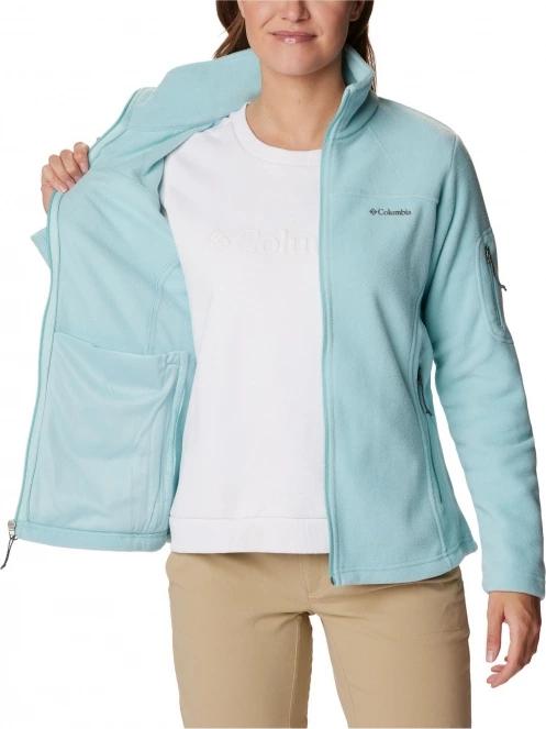 Columbia Fast Trek II Jacket női polár pulóver kék színben 6