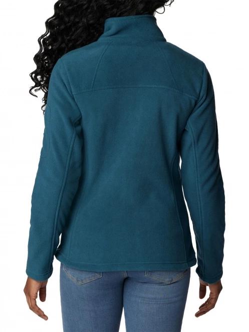 Columbia Fast Trek II Jacket női polár pulóver zöld színben 4