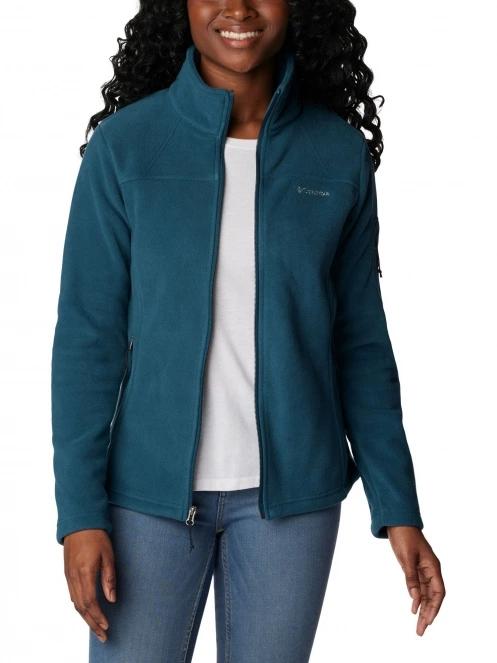 Columbia Fast Trek II Jacket női polár pulóver zöld színben 5