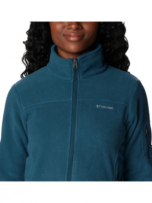 Columbia Fast Trek II Jacket női polár pulóver zöld színben 7