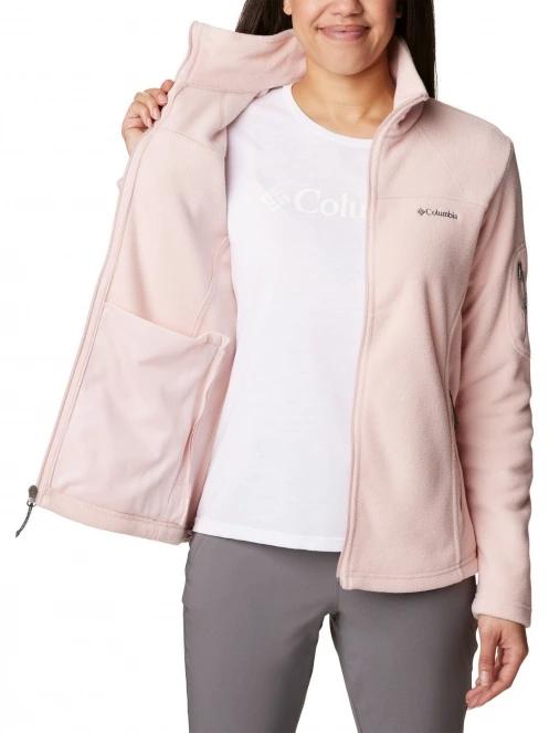 Columbia Fast Trek II Jacket női polár pulóver rózsaszín színben 6