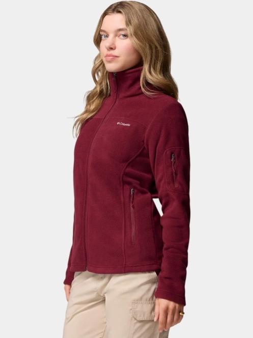 Columbia Fast Trek II Jacket női polár pulóver piros színben 3