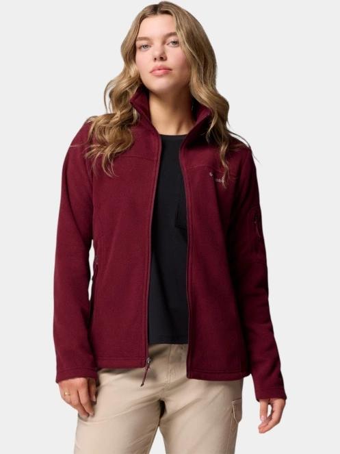 Columbia Fast Trek II Jacket női polár pulóver piros színben 5