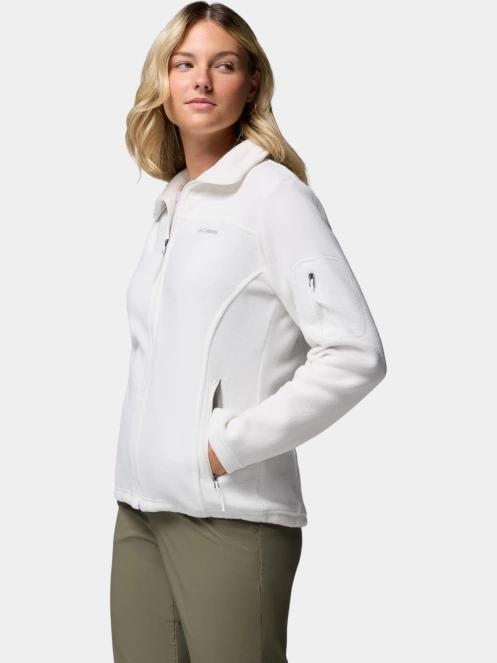 Columbia Fast Trek II Jacket női polár pulóver fehér színben 3