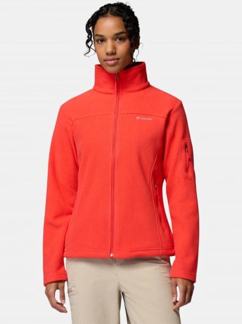 Columbia Fast Trek II Jacket női polár pulóver piros színben 2