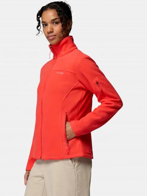 Columbia Fast Trek II Jacket női polár pulóver piros színben 3