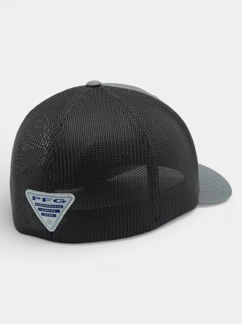 Columbia PFG Logo Mesh Ball Cap baseball sapka szürke színben 7
