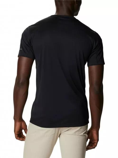 Columbia Zero Rules Short Sleeve Graphic Shirt férfi rövid ujjú sport póló fekete színben 3