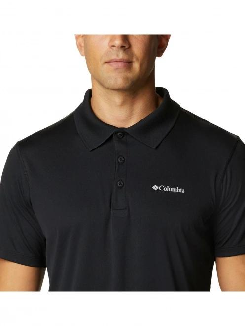 Columbia Zero Rules Polo Shirt férfi galléros póló fekete színben 5