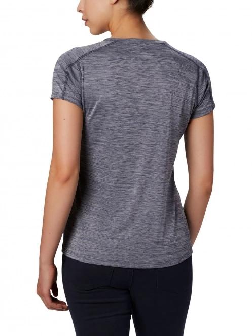 Columbia Zero Rules Short Sleeve Shirt női rövid ujjú sport póló kék színben 4