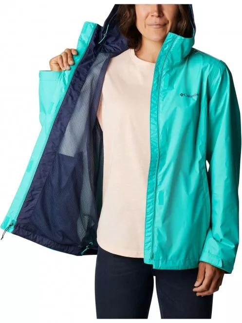 Columbia Arcadia II Jacket női esőkabát zöld színben 5