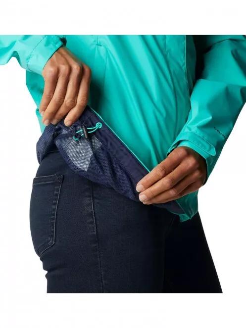 Columbia Arcadia II Jacket női esőkabát zöld színben 7