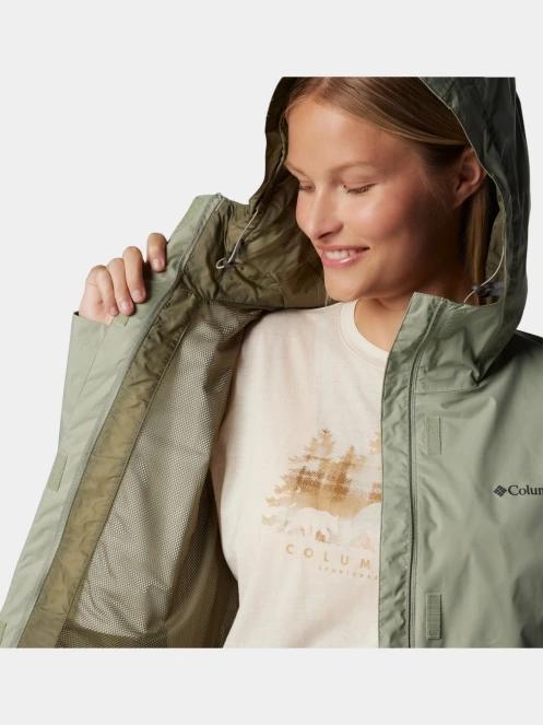 Columbia Arcadia II Jacket női esőkabát zöld színben 6