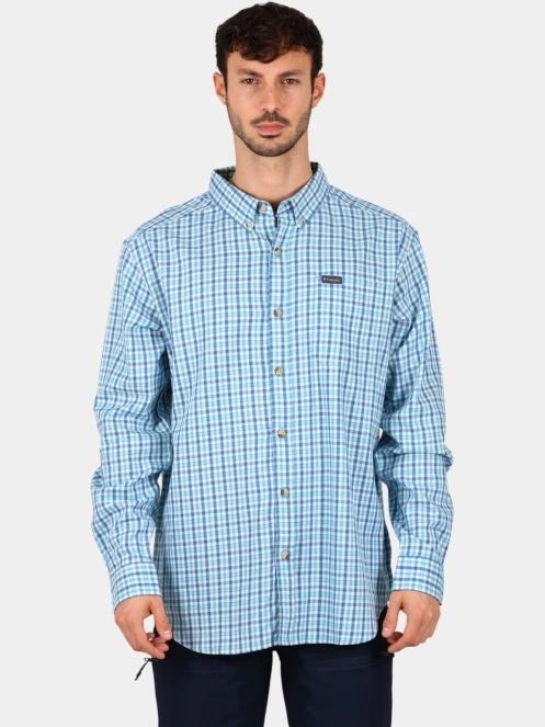 Columbia Rapid Rivers II Long Sleeve Shirt férfi hosszú ujjú ing kék színben 2