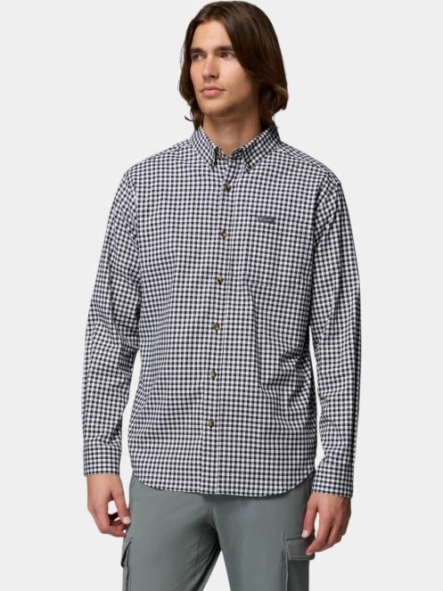 Columbia Rapid Rivers II Long Sleeve Shirt férfi hosszú ujjú ing fekete színben 2