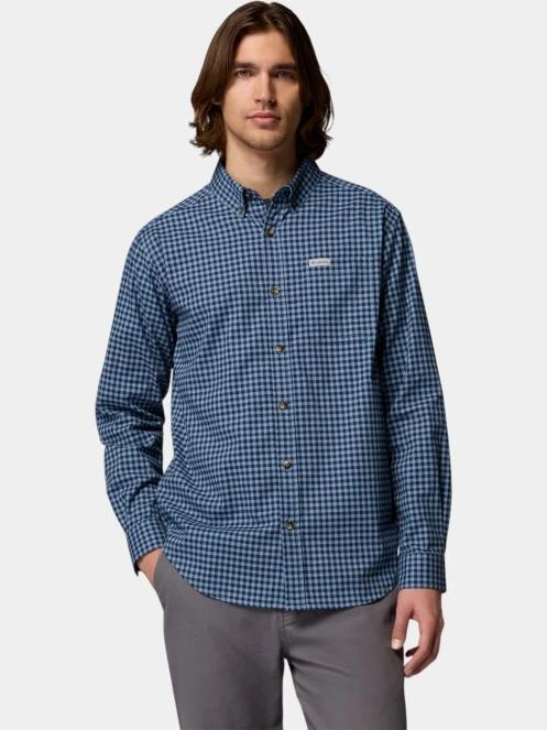 Columbia Rapid Rivers II Long Sleeve Shirt férfi hosszú ujjú ing kék színben 2