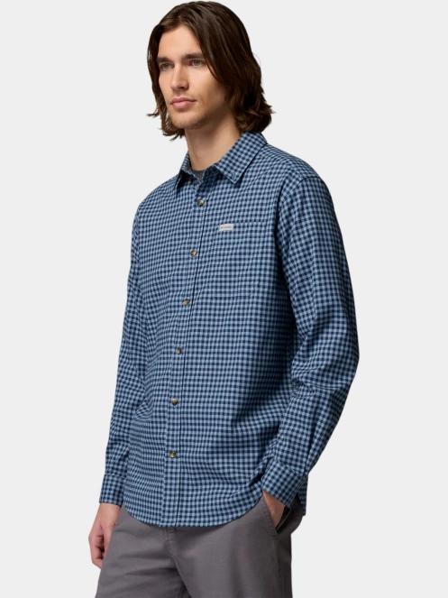 Columbia Rapid Rivers II Long Sleeve Shirt férfi hosszú ujjú ing kék színben 3