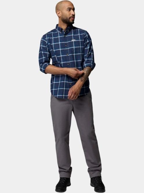 Columbia Rapid Rivers II Long Sleeve Shirt férfi hosszú ujjú ing sötétkék színben 5
