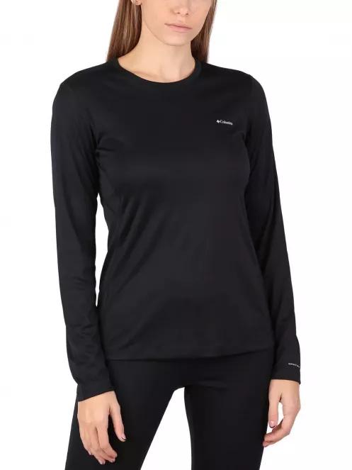 Columbia Midweight II Long Sleeve Top női aláöltöző felső fekete színben 2