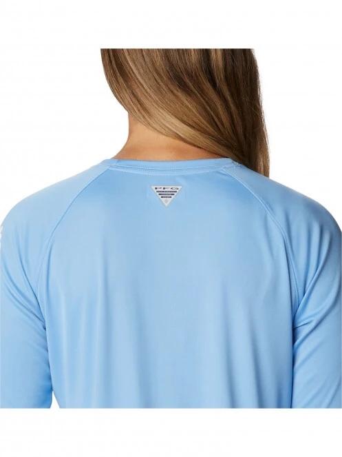 Columbia Tidal Tee II Long Sleeve Shirt női hosszú ujjú póló kék színben 6