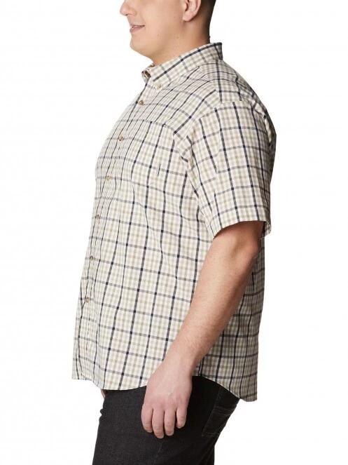 Columbia Rapi Rivers II Short Sleeve Shirt férfi rövid ujjú ing homok színben 3