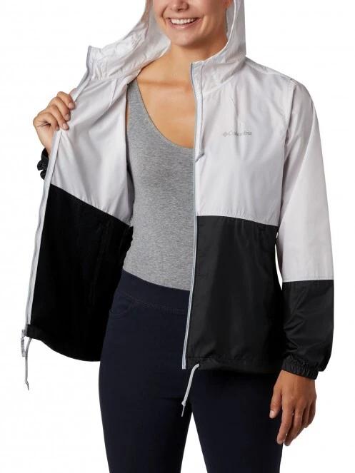 Columbia Flash Forward Windbreaker női széldzseki fehér színben 5
