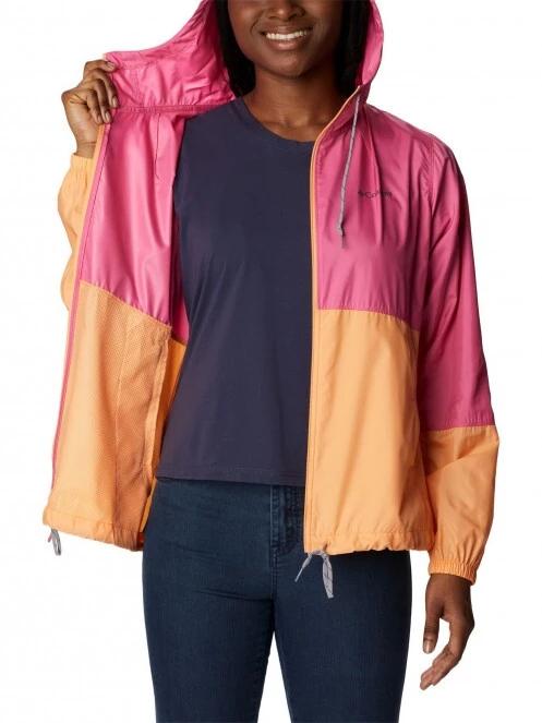 Columbia Flash Forward Windbreaker női széldzseki magenta színben 5