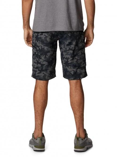 Columbia Silver Ridge Printed Cargo Short férfi oldalzsebes rövidnadrág fekete színben 4