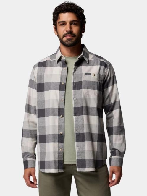Columbia Cornell Woods Flannel Long Sleeve Shirt férfi hosszú ujjú ing kék színben 6