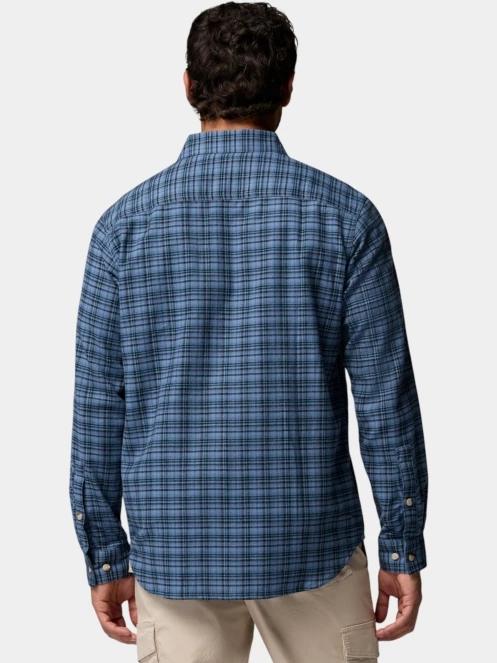 Columbia Cornell Woods Flannel Long Sleeve Shirt férfi hosszú ujjú ing kék színben 4