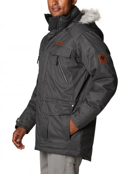 Columbia Barlow Pass 550 TurboDown Jacket férfi pehelykabát fekete színben 3