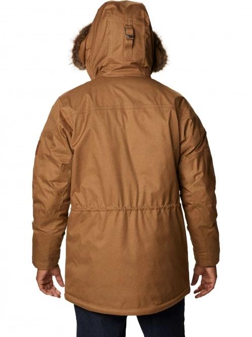 Columbia Barlow Pass 550 TurboDown Jacket férfi pehelykabát barna színben 4