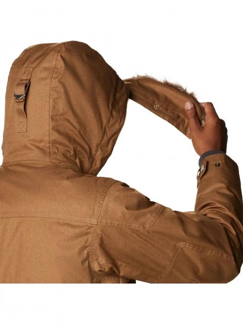 Columbia Barlow Pass 550 TurboDown Jacket férfi pehelykabát barna színben 7