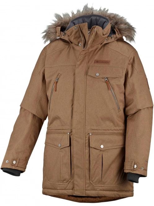 Columbia Barlow Pass 550 TurboDown Jacket férfi pehelykabát barna színben 8