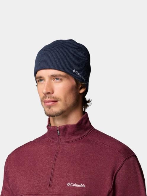 Columbia Bugaboo Beanie kötött sapka sötétkék színben 7