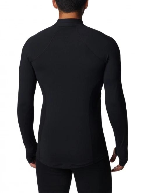 Columbia Midweight Stretch Long Sleeve Half Zip férfi aláöltöző felső fekete színben 4