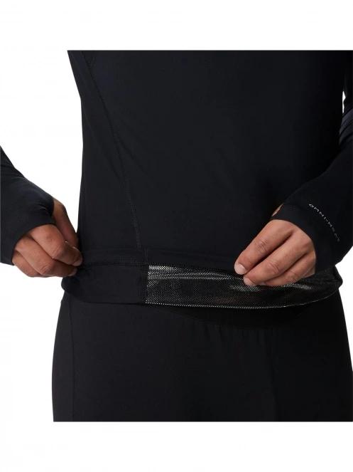 Columbia Midweight Stretch Long Sleeve Half Zip férfi aláöltöző felső fekete színben 6
