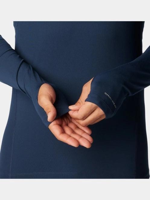 Columbia Midweight Stretch Long Sleeve Half Zip férfi aláöltöző felső kék színben 7