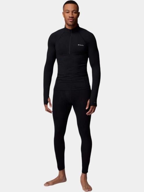 Columbia Midweight Stretch Long Sleeve Half Zip férfi aláöltöző felső fekete színben 3