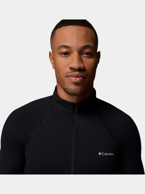 Columbia Midweight Stretch Long Sleeve Half Zip férfi aláöltöző felső fekete színben 4