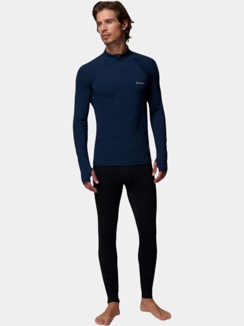 Columbia Midweight Stretch Long Sleeve Half Zip férfi aláöltöző felső sötétkék színben 5