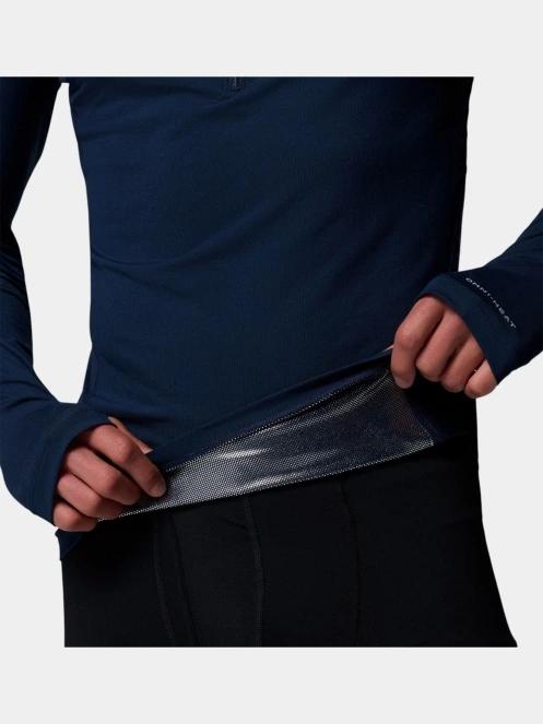 Columbia Midweight Stretch Long Sleeve Half Zip férfi aláöltöző felső sötétkék színben 8