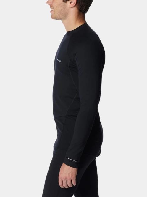 Columbia Midweight Stretch Long Sleeve Top férfi aláöltöző felső fekete színben 3