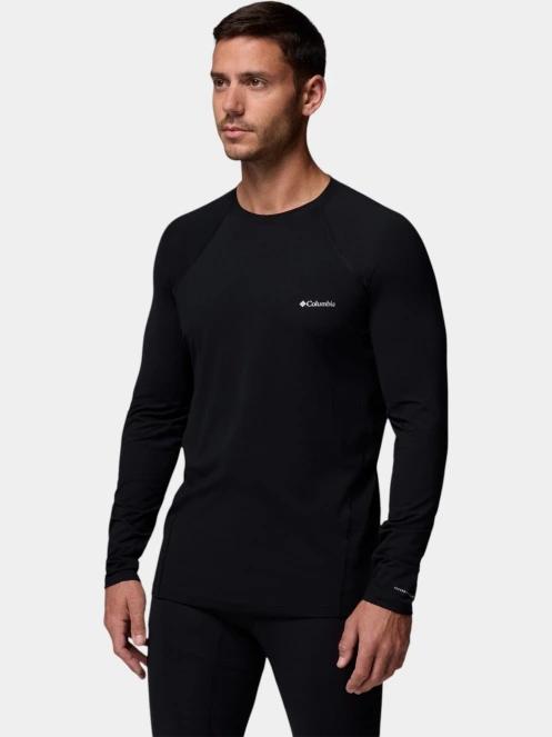 Columbia Midweight Stretch Long Sleeve Top férfi aláöltöző felső fekete színben 3