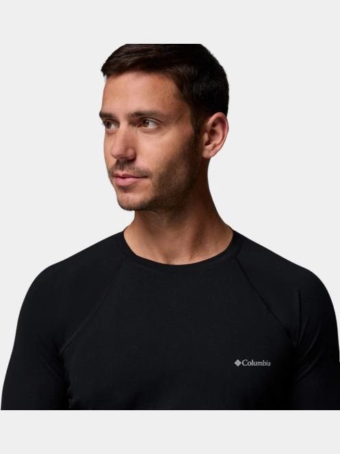 Columbia Midweight Stretch Long Sleeve Top férfi aláöltöző felső fekete színben 6