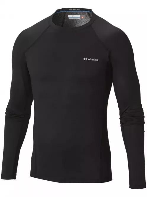 Columbia Midweight Stretch Long Sleeve Top férfi aláöltöző felső fekete színben 5