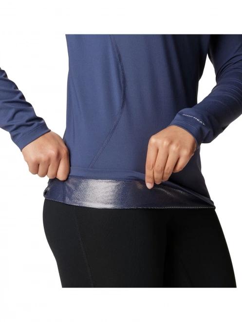 Columbia Midweight Stretch Long Sleeve Top női aláöltöző felső kék színben 6